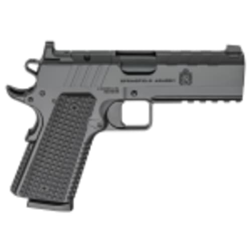 Springfield Armory 1911 Emissary .45 ACP 4.25" Bbl Black Handgun w/ AOS Plate, U-Notch Tritium Sights, 2x8rd Mags PX9228LAOS - Main Image