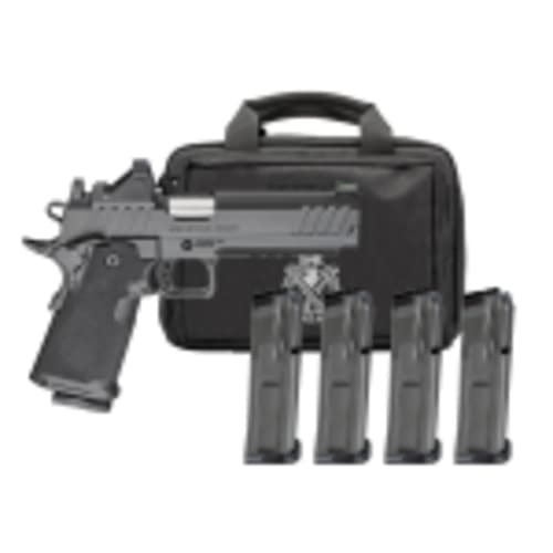 Springfield Armory 1911 DS Prodigy 9mm 5" Bbl Black Handgun w/ Viridian RFX11 Optic, Pistol Bag, 4x10rd Mags PH9119AOSLC-COMP-PAC - Main Image