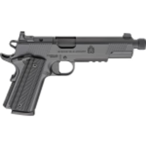 Springfield Armory 1911 Operator .45 ACP 5" Threaded Bbl Black Handgun w/ AOS Plate, U-Notch Tritium Sights, 2x8rd Mags POT9240AOS - Main Image