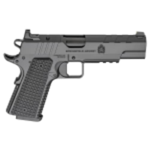 Springfield Armory 1911 Emissary 9mm 5" Bbl Black Handgun w/ AOS Plate, U-Notch Tritium Sights, 2x9rd Mags PX9229LAOS - Main Image