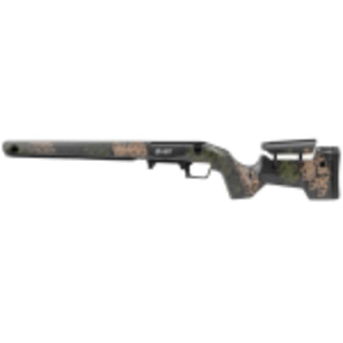 MDT CRBN Precision Kit Rem 700 Short Action Left-Hand LH Fixed ARCA Highland Green and Flat Dark Earth (HGF) Chassis System 116135-HGF - Main Image