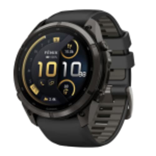 Garmin Fenix 9 Pro 51mm Carbon Gray DLC Titanium Smartwatch w/ inReach, AMOLED Display, Black-Pebble Gray Silicone Band 010-04337-10 - Main Image