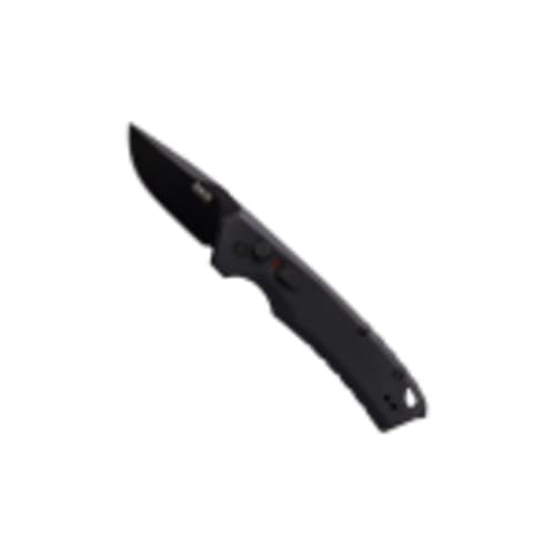 Tekto A3 Delta Mini Black D2 Drop Point Blade Black G10 Handle Black Accents Fine Edge Automatic Knife A3S-G1BK-D2BK1-A1 - Main Image
