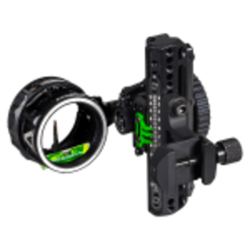 AXCEL Archery Driver Plus Slider Sight Picatinny AVX-41 Scope Triple Threat Pin .019 Green/.019 Red/.019 Green Fiber Bow Sight ADVP-PT19-4AB - Main Image