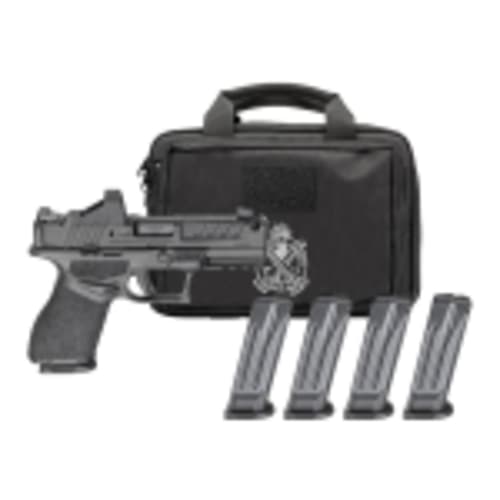 Springfield Armory Echelon 4.0C Compact 9mm 4" Bbl Black Handgun w/ Viridian RFX11 Optic, Pistol Bag, 4x10rd Mags EC9409BLC-COMP-PAC - Main Image