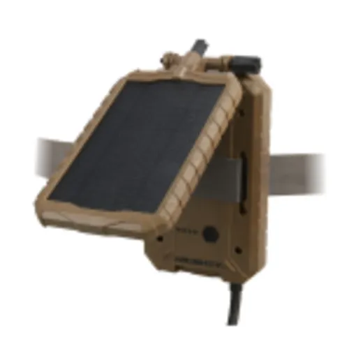 Muddy Solar Battery Pack with Integrated 5000mAh Lithium-Ion Battery for Trailcams with 12V DC jack MUD-SOLPAK - Main Image