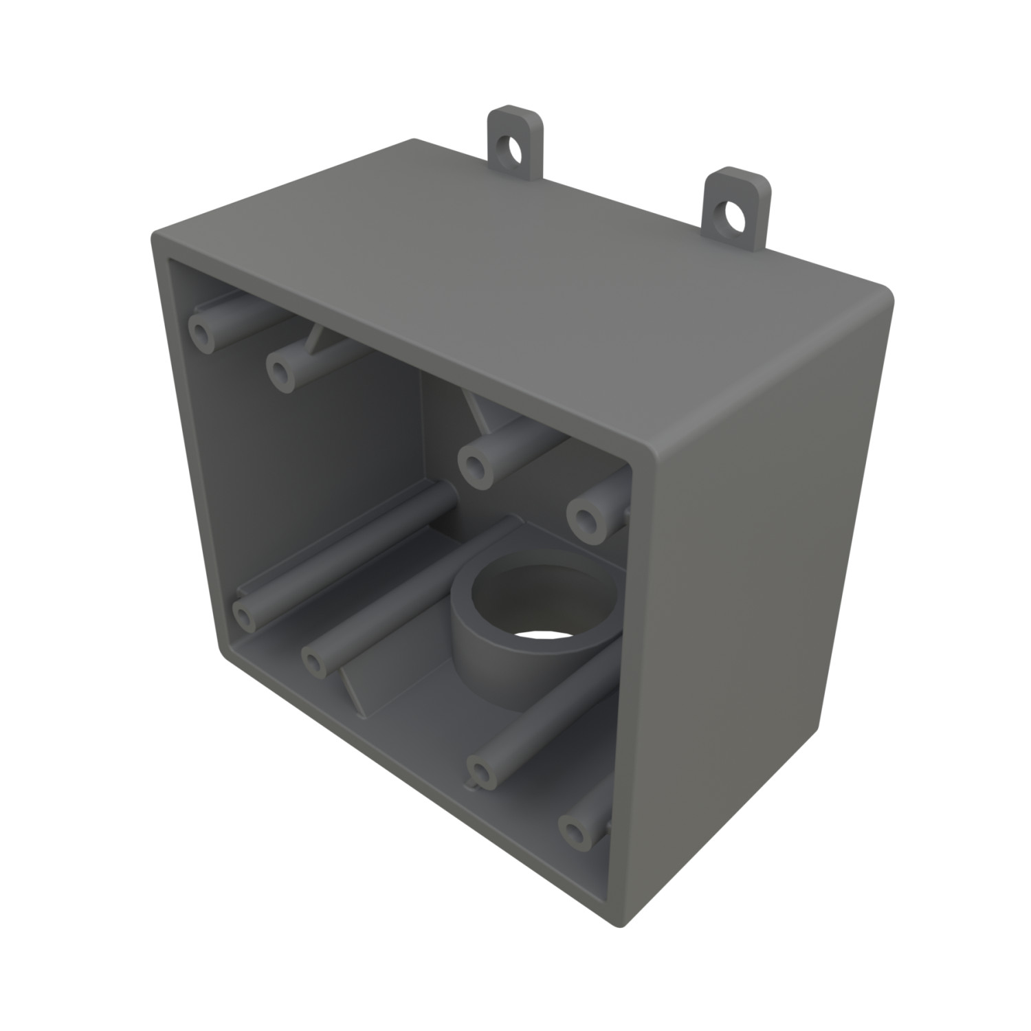 PVC FSE BOX 2-GANG (1/2-3/4-1)