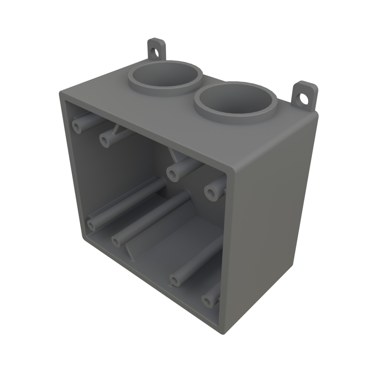 PVC FSS BOX 2-GANG (1/2-3/4-1)