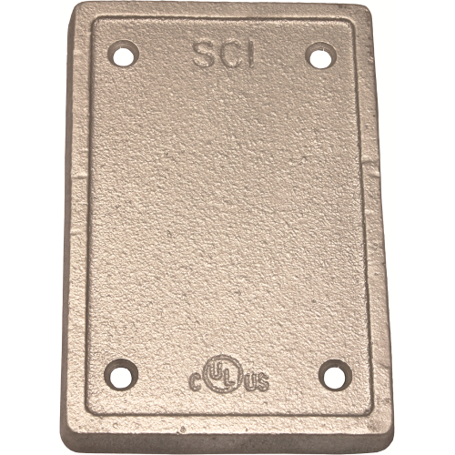 Single Gang Malleable Iron Device Box Covers