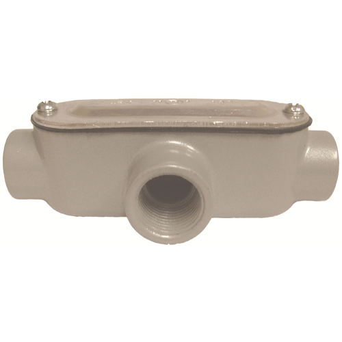 Module Plate Open Conduit Form 5 Aluminum Threaded Conduit Bodies - T with Cover & Gasket