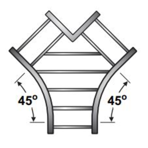 I-BEAM Ladder Straight 45° 