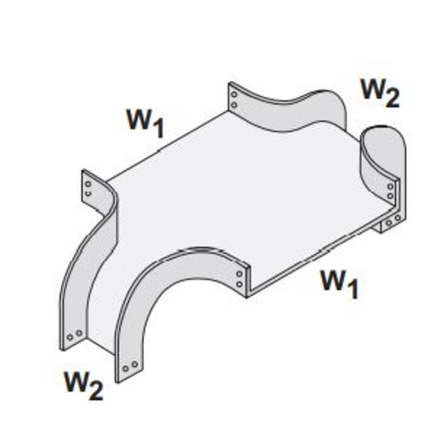 I-BEAM Ladder Standard Dropout Cross Down with Vertical Riser Tap [DCD]
