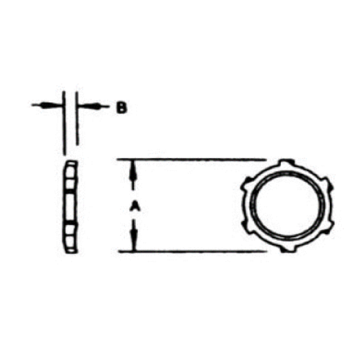 Lock Nut Geometry Aluminum Sealing Lock Nuts