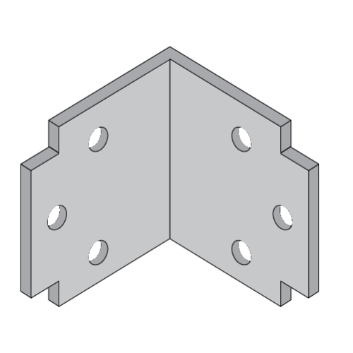 Swage Ladder Tray 90° Connector [CA]
