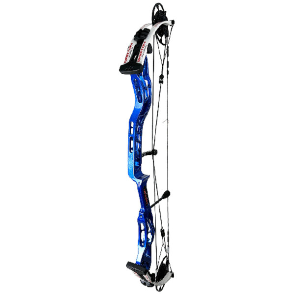 Darton High Peformance Target Bow 36142 Departure Pro RH 40/50 lbs Candy Blue Black Limbs 36142