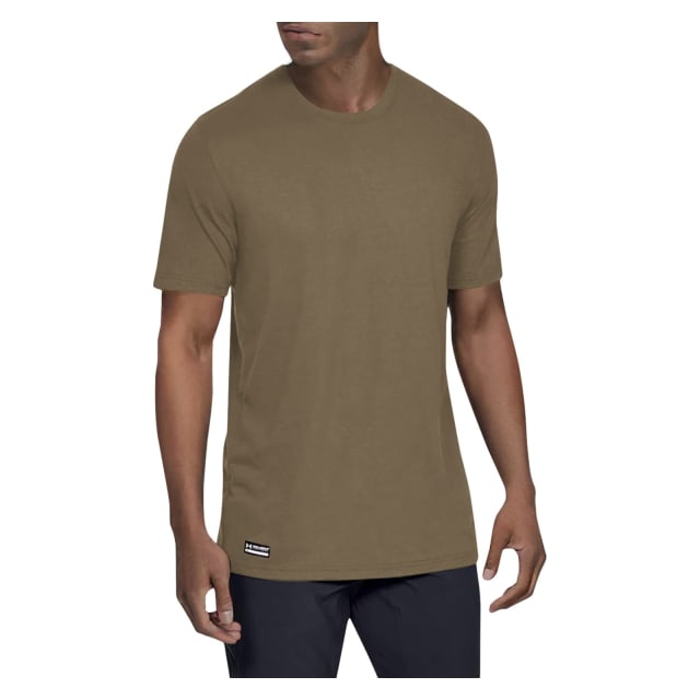 Under Armour Men's Tactical Shortsleeve Federal Tan/Federal Tan Cotton Shirt 1351776-49900