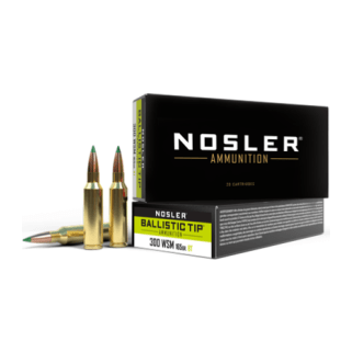 Nosler Ballistic Tip BTA - 300 WSM 165g BT SP (20ct) Ammunition 61035