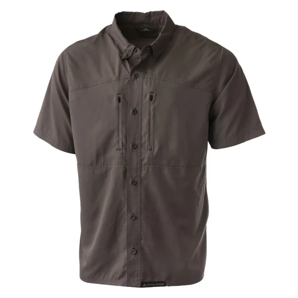 Pnuma Outdoors Short Sleeve Shooting Shirt Graphite Gray PSSSSP