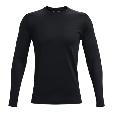Under Armour Men's Tactical Longsleeve Black Crew Shirt 1365389-00100