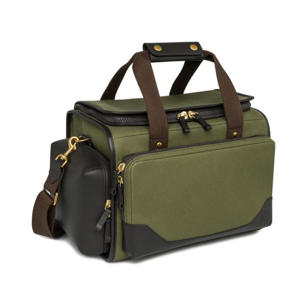 Beretta Terrain Evo Field Bag, Olive Green w/ Customizable Compartments &amp; Reinforced Leather Pocket BS752T252107QYUNI
