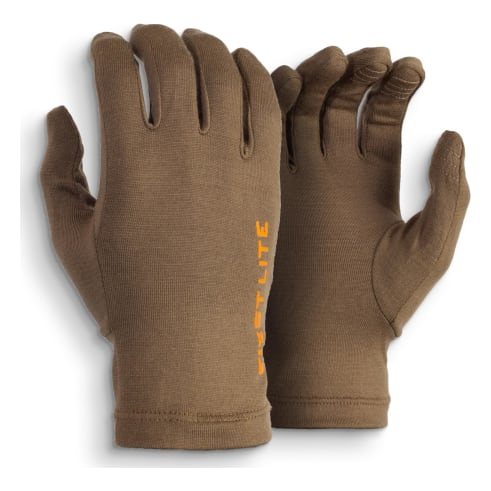 First Lite Aerowool Touch Liner Glove Dry Earth MATLRDE