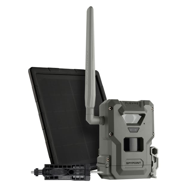 Spypoint Flex-M2 US Cellular Trail Camera w/SPLB-10 Compact Solar Panel 01931