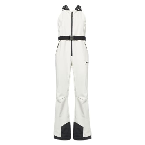 USED Oakley TNP Harper Softshell Bib Arctic White L FOA500460-10RL - Stain On Left Leg USED9362