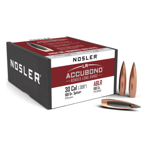 Nosler AccuBond Long Range ABLR - 30 168g SP (100ct) Bullets 58455