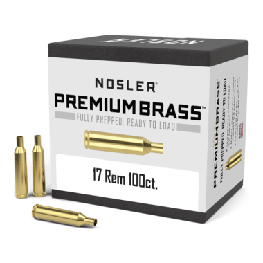 Nosler Premium Brass Box - 17 Rem (100ct) 10128