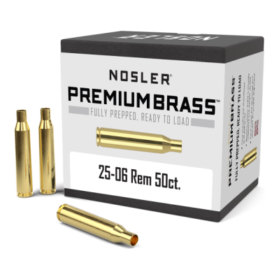 Nosler Premium Brass Box - 25-06 Rem (50ct) 10132