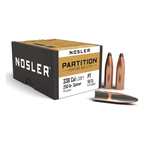 Nosler Partition P - 338 250g SP (50ct) Bullets 35644
