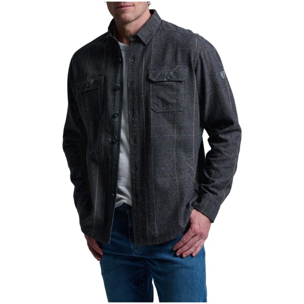 Kuhl Deviatr Shirt-Jac Flannel Pirate Black Men's 7516-PBB-M