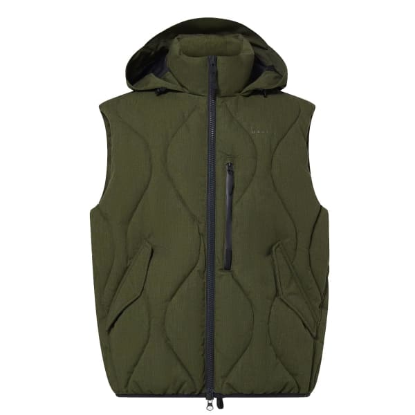 Oakley Men's Army Green Lifestyle Baldface Puffer Vest FOA407406-7CE