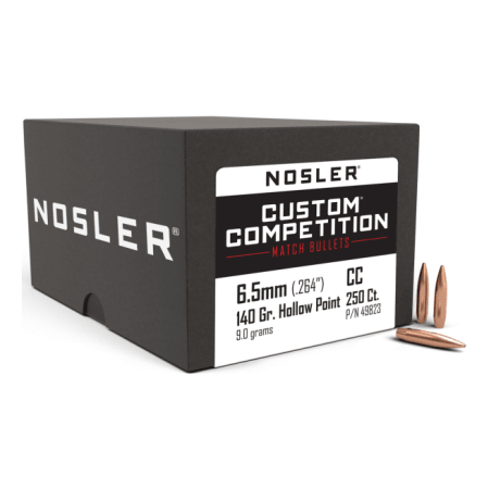 Nosler Custom Competition CC - 6.5mm 140g HPBT (250ct) Bullets 49823