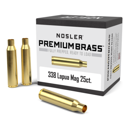 Nosler Premium Brass Box - 338 Lapua (25ct) 11914