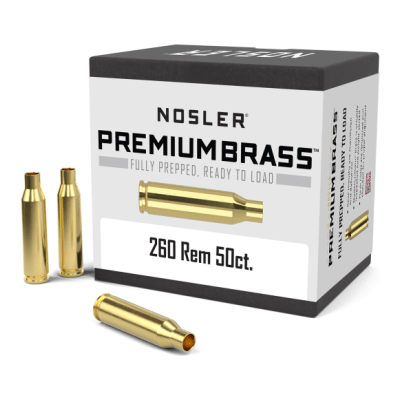 Nosler Premium Brass Box - 260 Rem (50ct) 11354