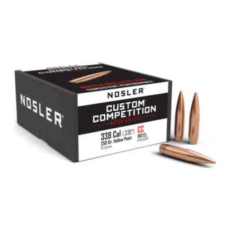 Nosler Custom Competition CC - 338 250g HPBT (100ct) Bullets 57520