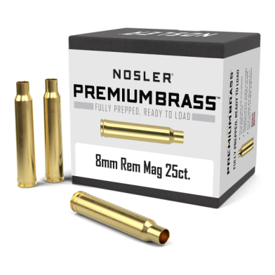 Nosler Premium Brass Box - 8mm Rem Mag (25ct) 11892