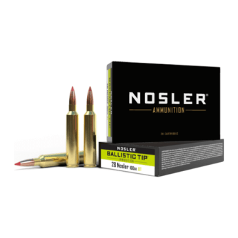 Nosler Ballistic Tip BTA - 28 Nosler 160g BT SP (20ct) Ammunition 43463