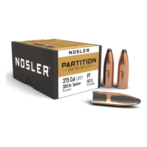 Nosler Partition P - 375 300g SP b (50ct) Bullets 44845