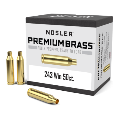 Nosler Premium Brass Box - 243 WIN (50ct) 10105