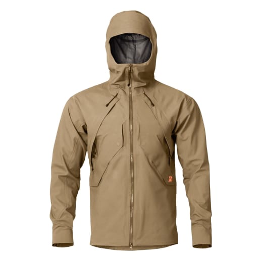 First Lite Men's Omen Stormshelter Jacket Dry Earth MOOSJDE