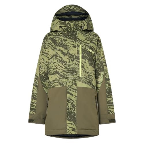 Oakley WMNS TNP TBT Insulated Jacket Duality Swirl DBL Green FOA500472-73P