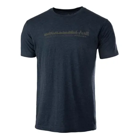 Pnuma Outdoors Lifestyle Tree Line Tee Indigo LS-TS-TL-IN