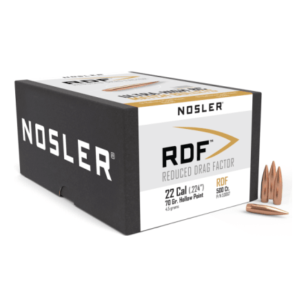 Nosler RDF RDF - 22 70g HPBT (500ct) Bullets 53067