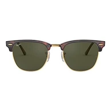 Ray-Ban Clubmaster Mock Tortoise on Arista G-15 Green 0RB3016-W036655