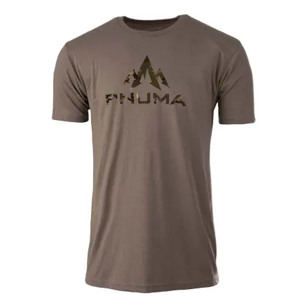 Pnuma Outdoors Lifestyle Caza Logo Tee Gray LS-TS-CL