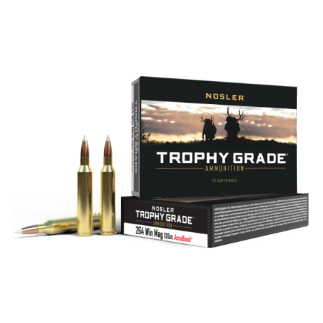 Nosler Trophy Grade TGA - 264 Win Mag 130g AB SP (20ct) Ammunition 60019
