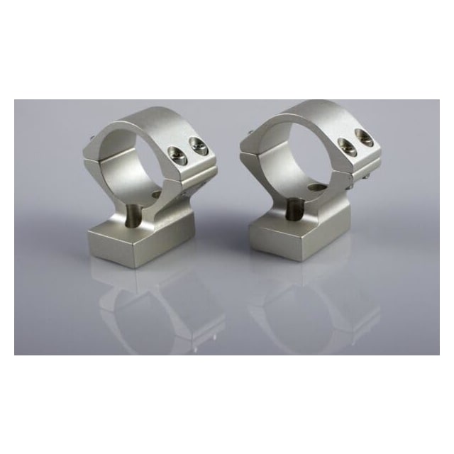 Talley 30mm Model 70 (.860) Standard Caliber and Short Mag (Med) (Silver) Alloy Lt. Wt. Ring Base Combo S740702