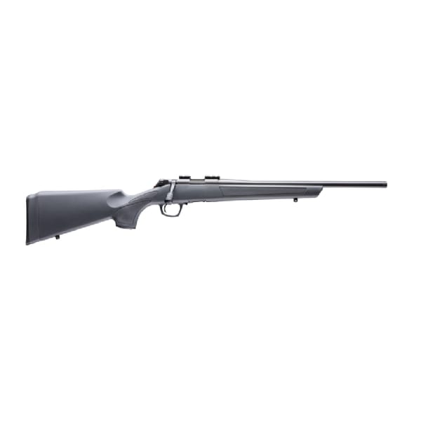 CVA Cascade Rimfire .22 LR 18" 1:16" 1/2x28 Bbl Blued/Stealth Grey Rifle w/Thread Protector &amp; 2-Piece Rails CR2200